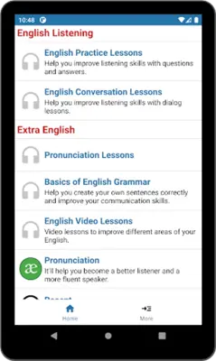 English Listening & Speaking android App screenshot 2